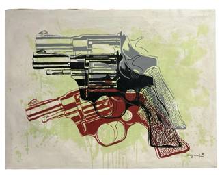 Signed After Andy Warhol Pop Art Acrylic on Canvas