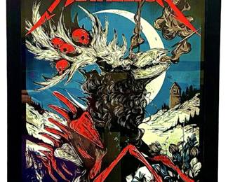 Metallica WolfSkullJack Charity Concert Poster