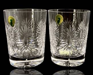 Millennium Waterford Double Old Fashions