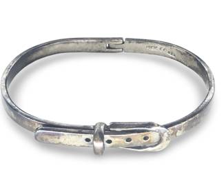 Mexico Sterling Adjustable Belt Bracelet