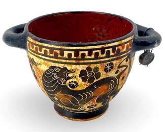 Greek Museum Copy 520 BC Corinthian Pot by K.K.