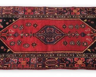 Khamseh Hand Knotted Oriental Runner Rug