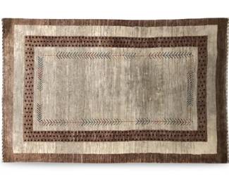 Handmade Gabbeh Wool on Wool Accent Rug
