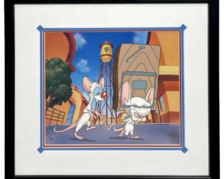 Lmtd. Ed. Warner Bros. “No Free Cheese" Cel