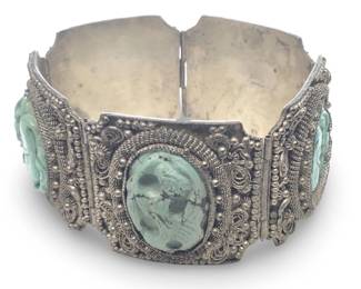 Vintage Chinese Silver Filigree Bracelet