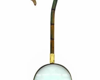 Carved Bamboo Duck Head Magnifying Glass