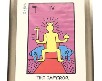 Keith Haring The Imperor Tarot Seri On Canvas