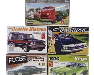 5pc Mixed Brand 1:25 Scale Model Cars
