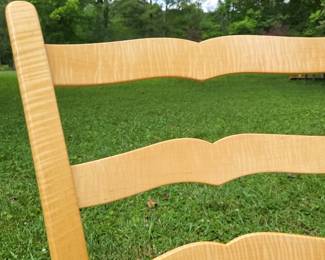 Closeup of Tiger Maple grain