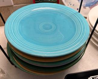 Colorful Fiesta dinner plates
