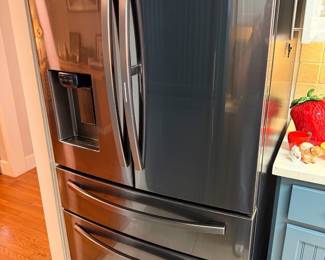 Samsung refrigerator in stainless steel