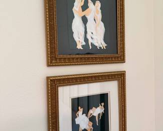 3 graces framed picture