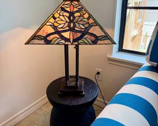 lovely stained glass lamp