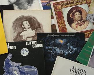 Country western record albums
