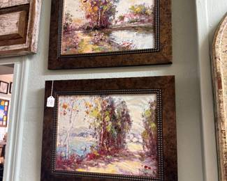 Abstract oil paintings
