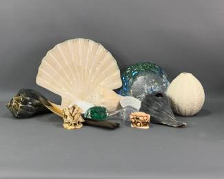 Seashell Serving Pieces and Decor