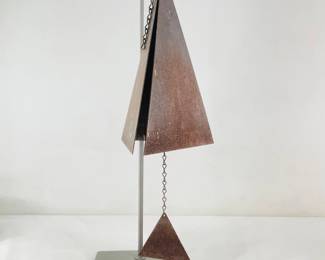 Patina Style Triangle Wind Chime