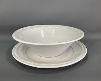 Portuguese Serving Bowl and Tray