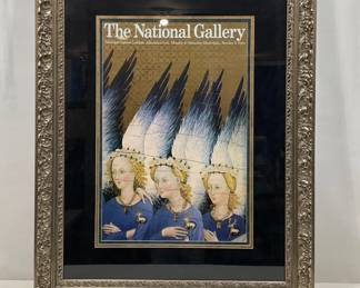 Framed London National Gallery Exhibition Poster