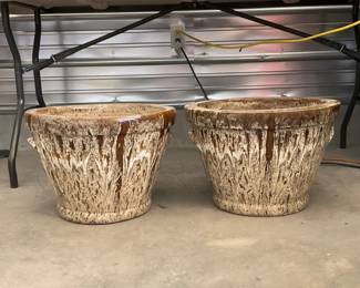 Weathered Terra Cotta Planters