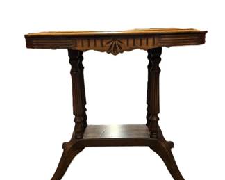 Elegant Eastlake Style Antique Parlor Or Side Table 