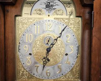 Heirloom Vintage Grandfather Clock Circa 1980s By Sligh