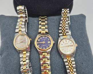 Ladies VTG Watches By Sekio & Elgin