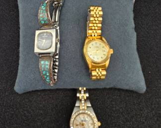  Ladies Retro Watches By Relic, Accutron & Genva