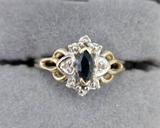  2 Ladies Rings Marked 10Kt