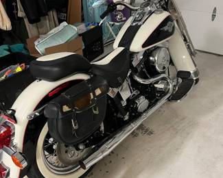 Never driven Harley Davidson anniversary edition softail motorcycle under 100 miles