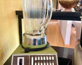 Vintage 1970’s Avocado Green Ambassador Blender, yes it works