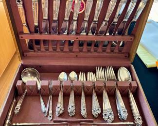 Royal Danish Sterling Silverware Set Service for 6 with some extra pieces