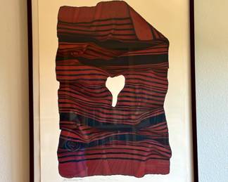 Limited Edition Hopi Pancho Lithograph, signed Jack Silverman, 1984, 17/100 ]]i]