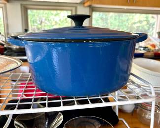 Le Creuset Enamel Cast Iron Dutch Oven (marseille color)