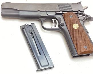 1971 COLT GOLD CUP NATIONAL MATCH 38 SPECIAL MID RANGE PISTOL, 1 MAG