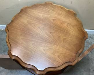 MID CENTURY OCTAGONAL STORAGE END TABLE NO SHIPPING PICKUP ONLY
