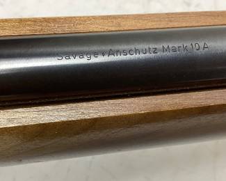1960s/70s SAVAGE ANSCHUTZ MARK 10A .22LR BOLT ACTION TARGET RIFLE