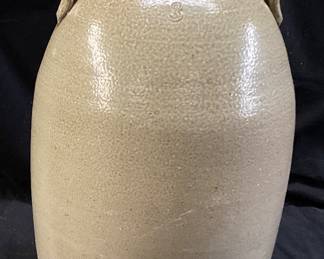 ANTIQUE SALT GLAZED 3gal STONEWARE JUG, CHIP ON THE RIM NO SHIPPING PICKUP ONLY