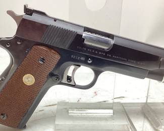 1971 COLT GOLD CUP NATIONAL MATCH 38 SPECIAL MID RANGE PISTOL, 1 MAG