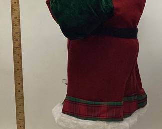 ANIMATED & MUSICAL SANTA CLAUS CHRISTMAS FIGURE NOT TESTED NO SHIPPING PICKUP ONLY