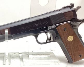1971 COLT GOLD CUP NATIONAL MATCH 38 SPECIAL MID RANGE PISTOL, 1 MAG