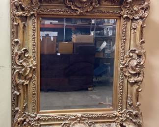 CONTEMPORARY ORNATE BAROQUE STYLE WALL MIRROR FRENCH FLUER DE LIS DESIGN NO SHIPPING PICKUP ONLY