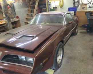 1978 Pontiac Firebird Trans Am — Pontiac 400 V8 — Long-Term Stored Project/Survivor - Highest offer will be accepted if reserve is met! Reserve is not disclosed. 205-567-5211 if you're interested in making an offer. Please text.