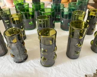 Unusual set of glasses
