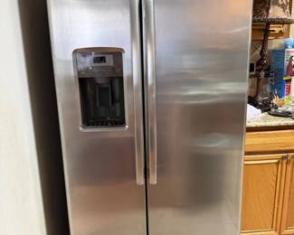 SOLD! Stainless Steel Refrigerator