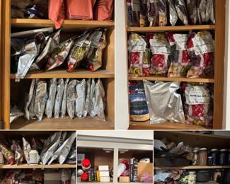 freeze dried food, kitchen supplies, food storage, jars