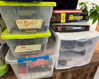 Reloading supplies, reloading gear, ammo books
