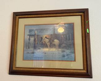 G Harvey Signed Numbered Print