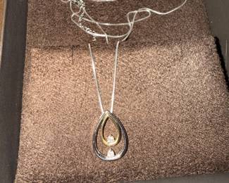 14K Diamond Necklace