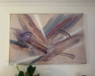 Signed Laurie fields art 